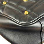 Gucci Black Pearly GG Marmont Flap Bag