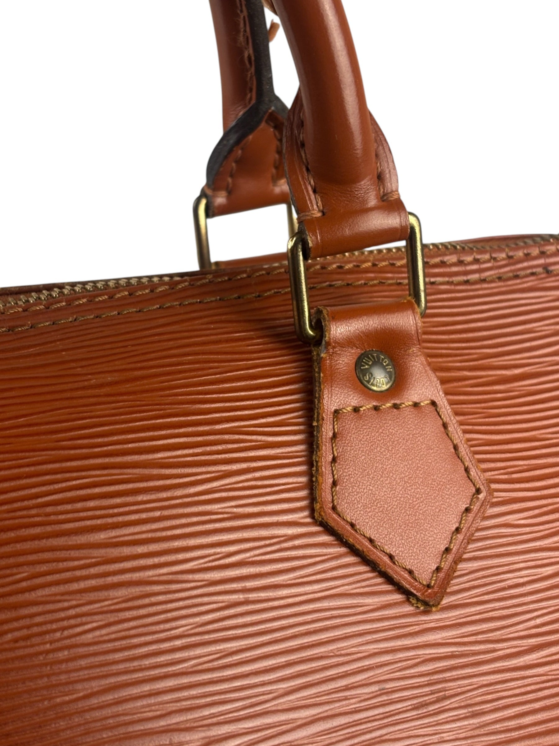 Louis Vuitton Brown Epi Speedy 30
