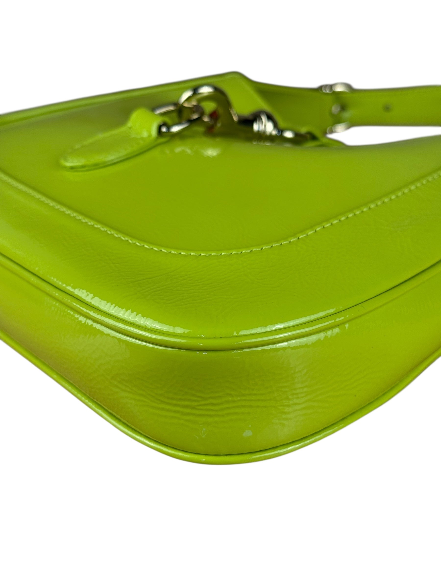 Gucci Jackie Green Medium Leather Shoulder Bag