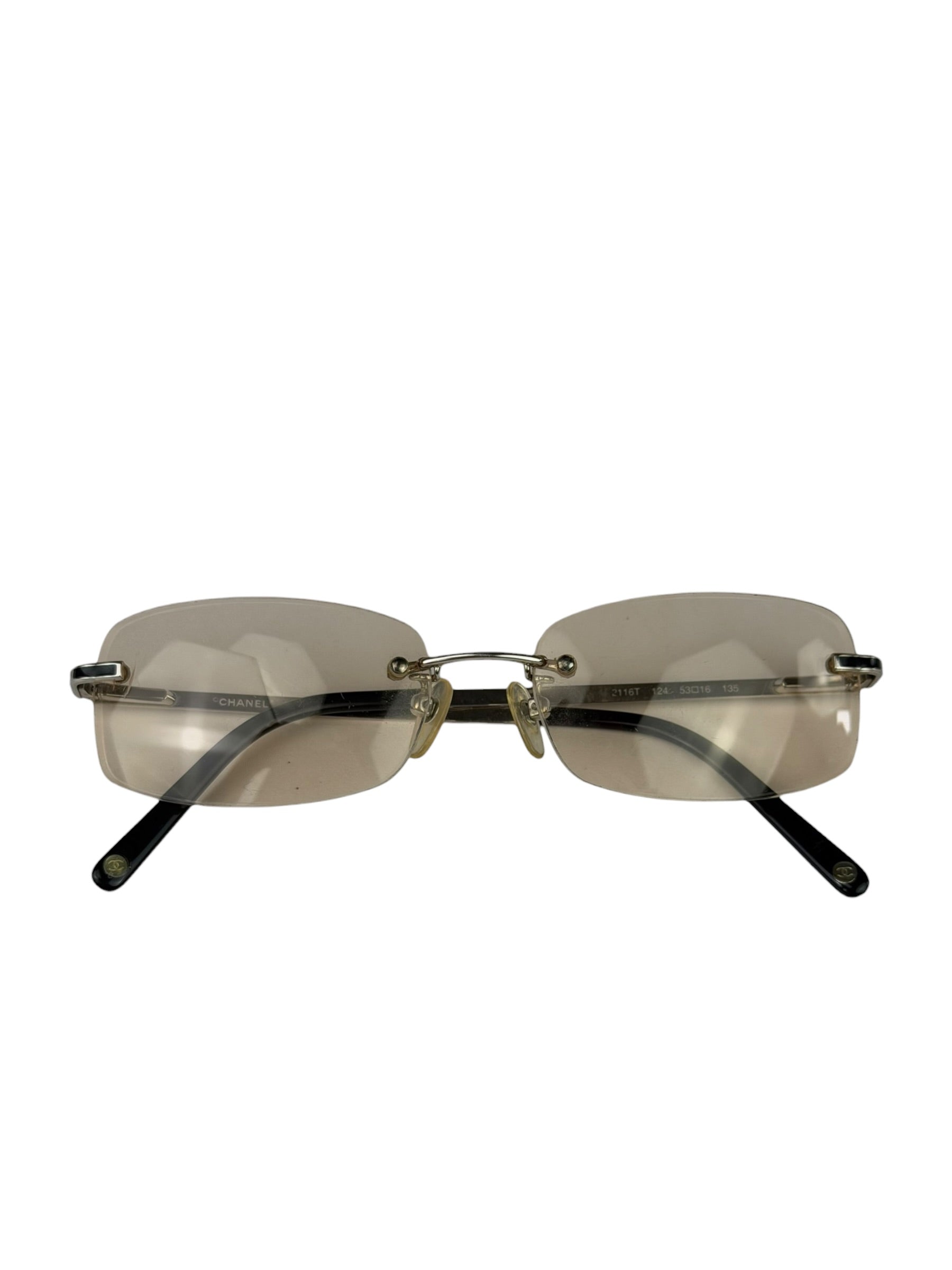 Chanel Vintage Rimeless Sunglasses 2116T