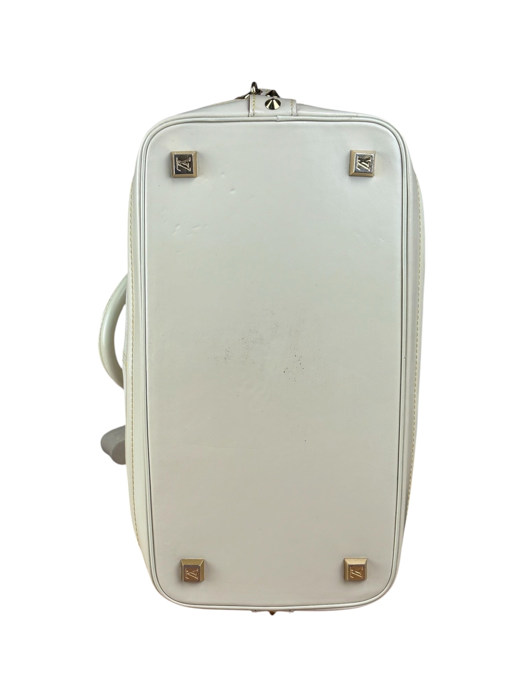 Louis Vuitton Cream Leather Suhali Lockit MM