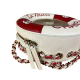 Chanel Limited Edition Lifesaver Round Crossbody Red