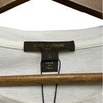 Louis Vuitton White LV Logo Long Sleeve Top