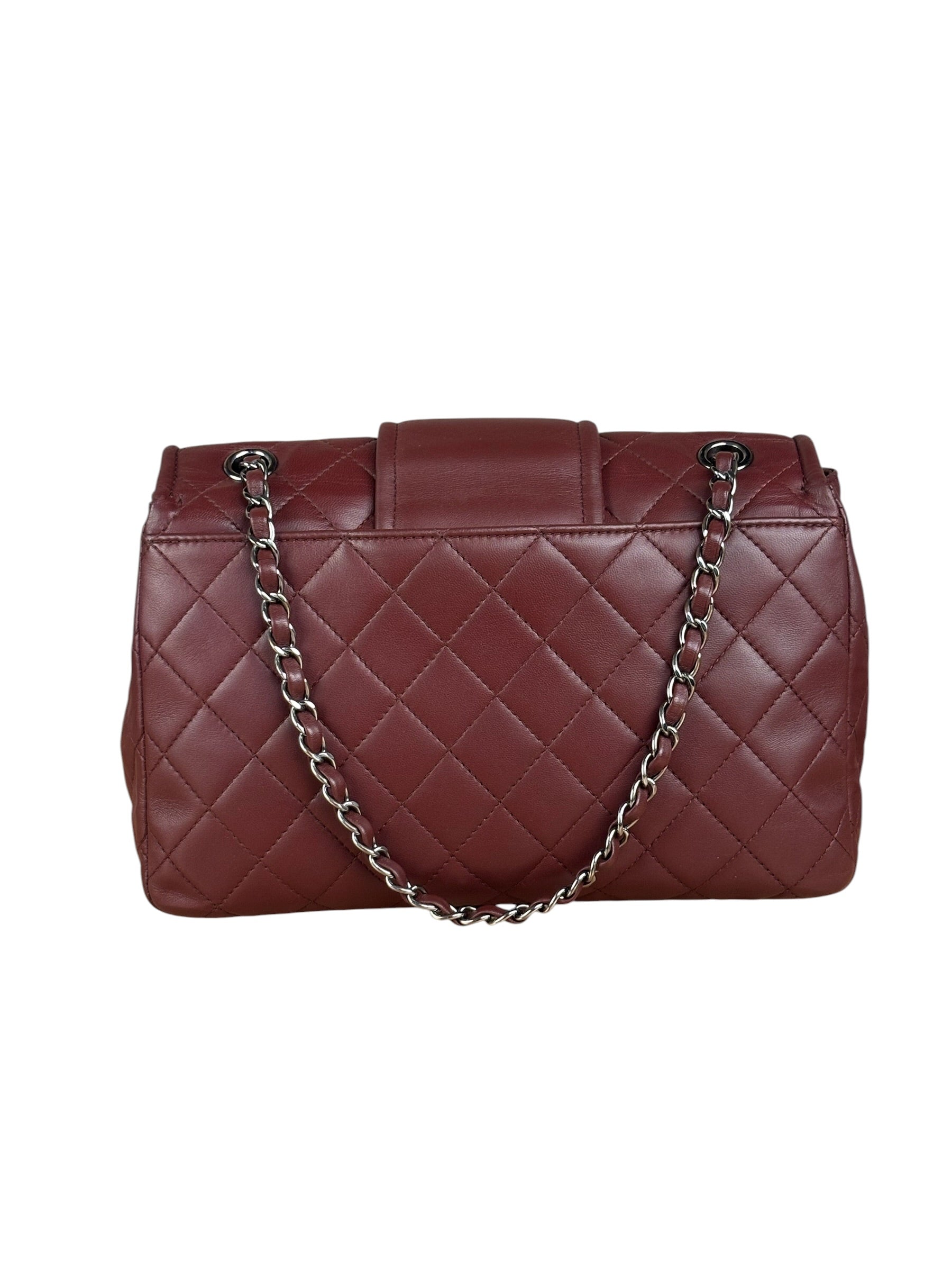 Chanel Burgundy Elementary Chic Flap 2018