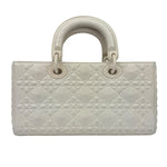 Christian Dior White Lady D-Joy Geometric 2Way Handbag
