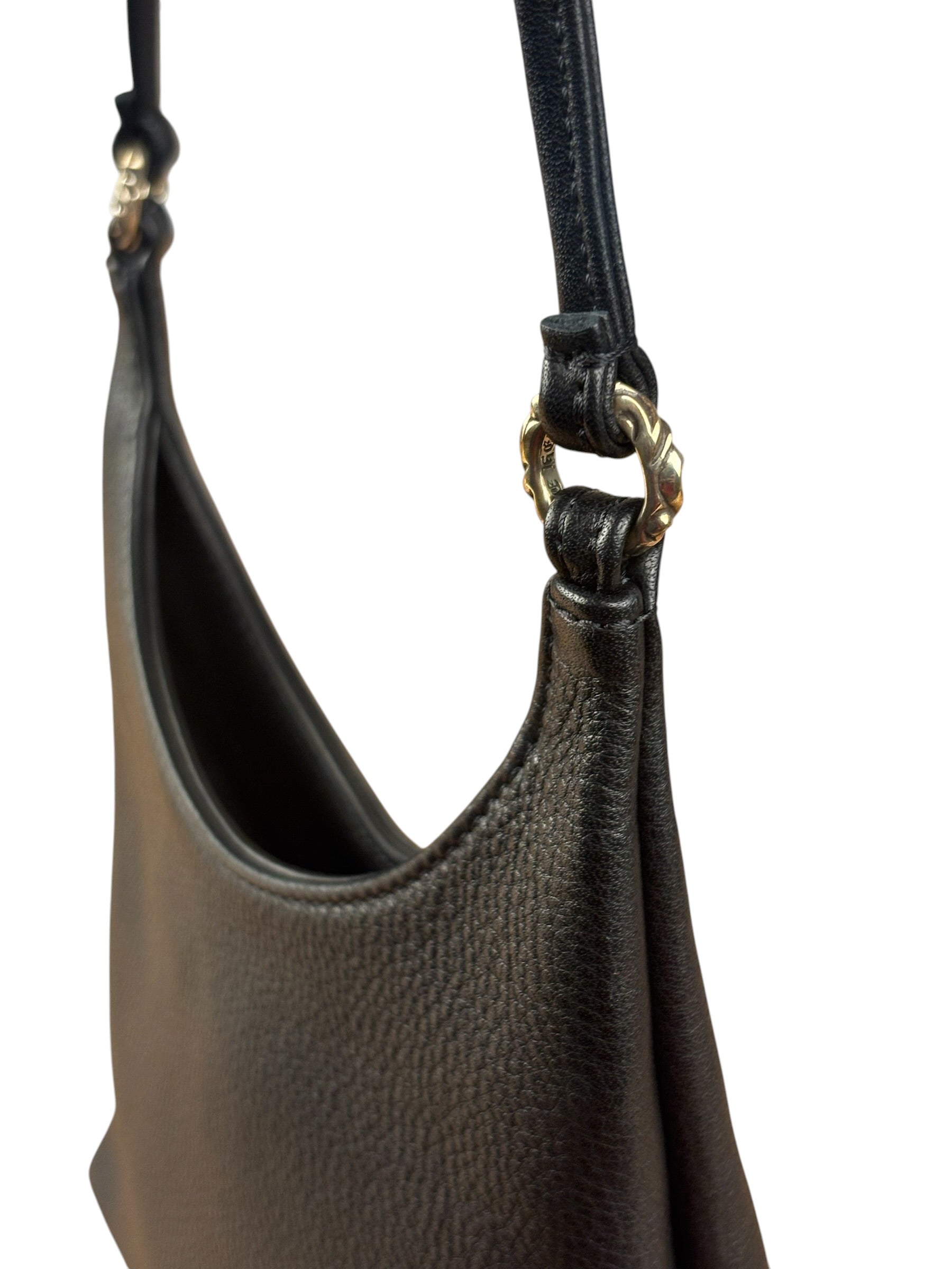 Chrome Hearts Leather Viv Silver Dagger Shoulder Bag