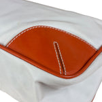 Prada Vintage Re-Edition Orange/White Tessuto Nylon Shoulder Bag