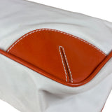 Prada Vintage Re-Edition Orange/White Tessuto Nylon Shoulder Bag