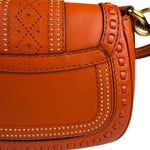Gucci Orange Leather Snaffle Shoulder Bag