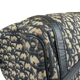 Christian Dior Vintage Canvas Monogram Trotter Oblique Boston Hand Bag