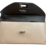 Salvatore Ferragamo Multi-Toned Leather Python Gancini Continental Wallet