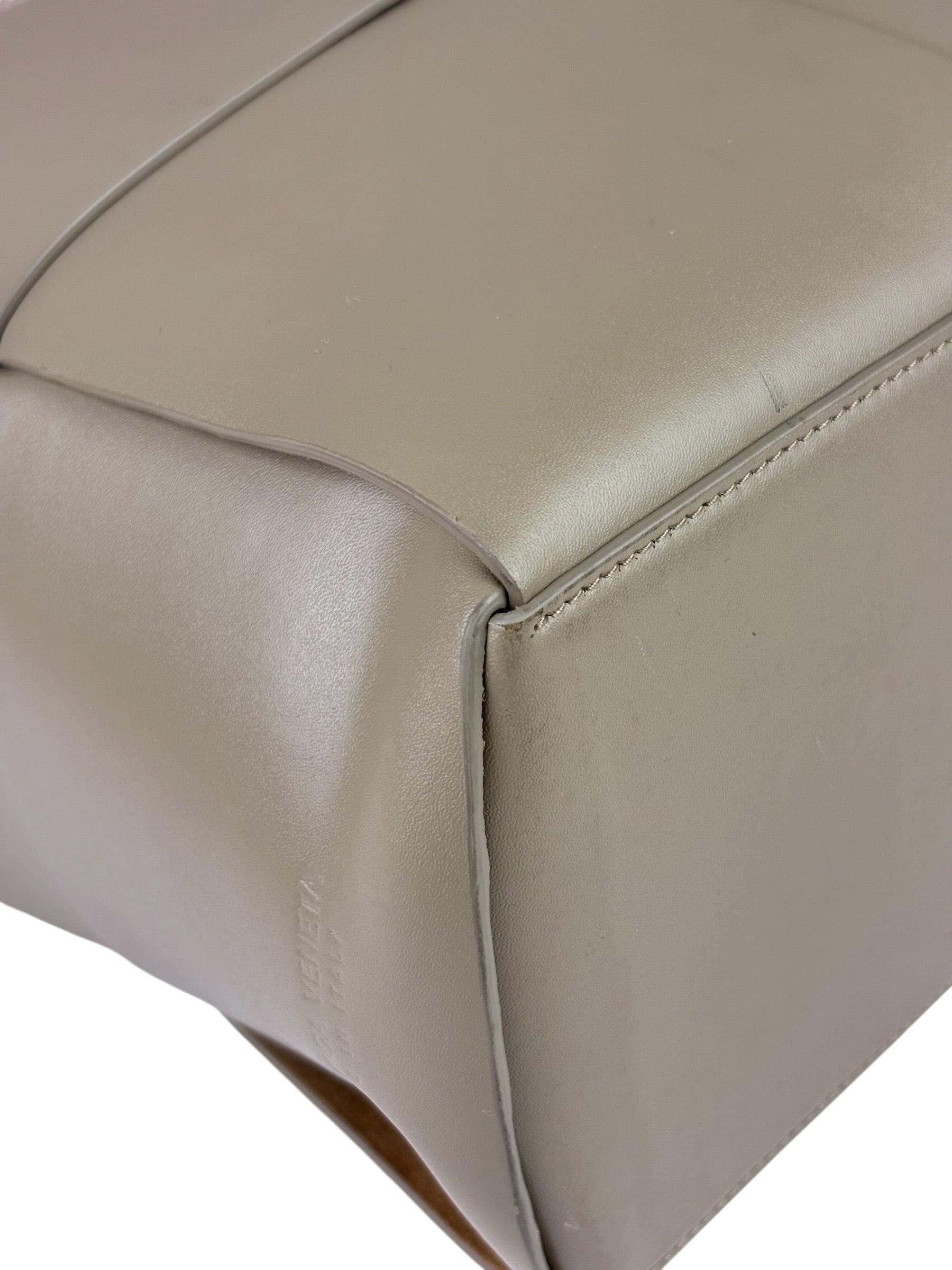 Bottega Veneta Olive Green Leather Intrecciato Arco Two-Way Bag