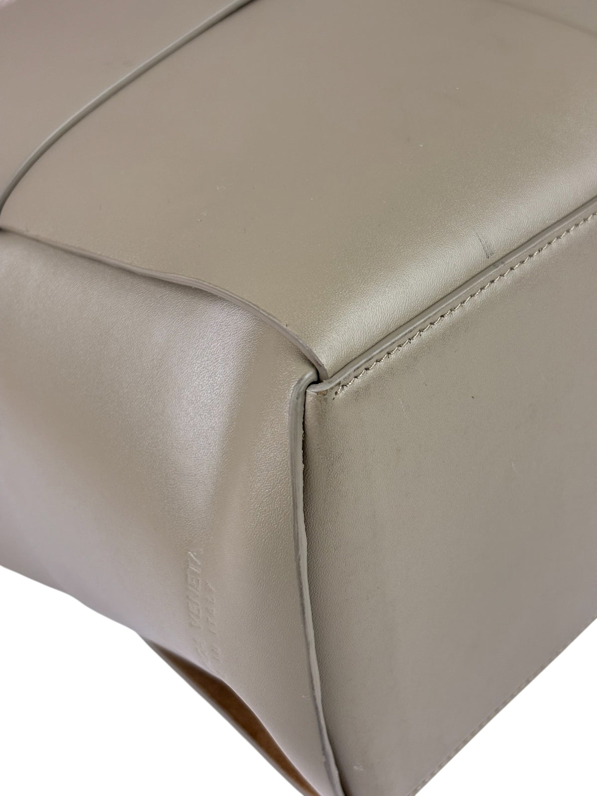 Bottega Veneta Olive Green Leather Intrecciato Arco Two-Way Bag