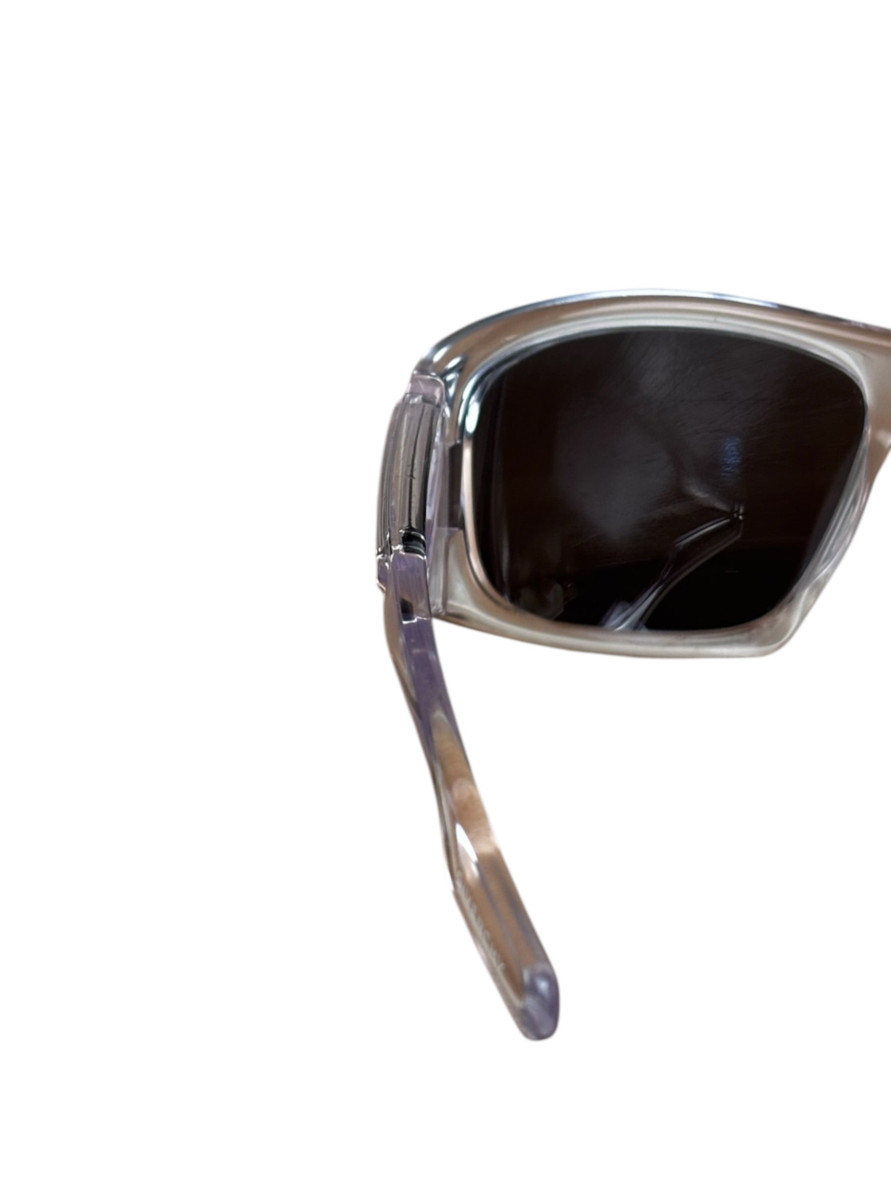 Givenchy Silver Giv Cut Shield Sunglasses