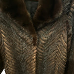 Joséphine Vintage Brown Fur Coat