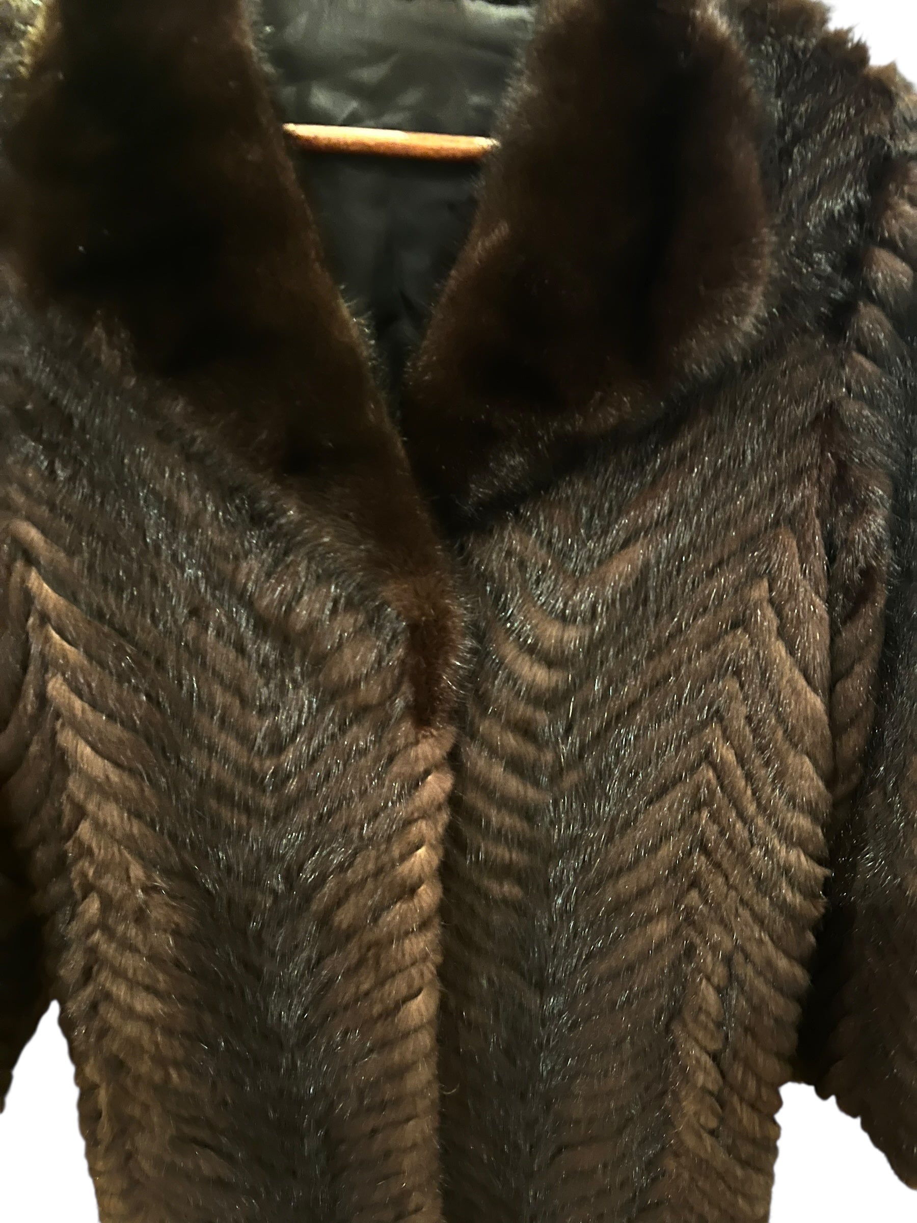 Joséphine Vintage Brown Fur Coat