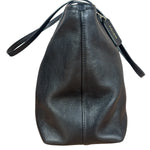 Coach Black Leather City Zip Tote Bag