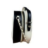 Chanel White/Black Quilted Leather 2Way Vanity Bag 2019