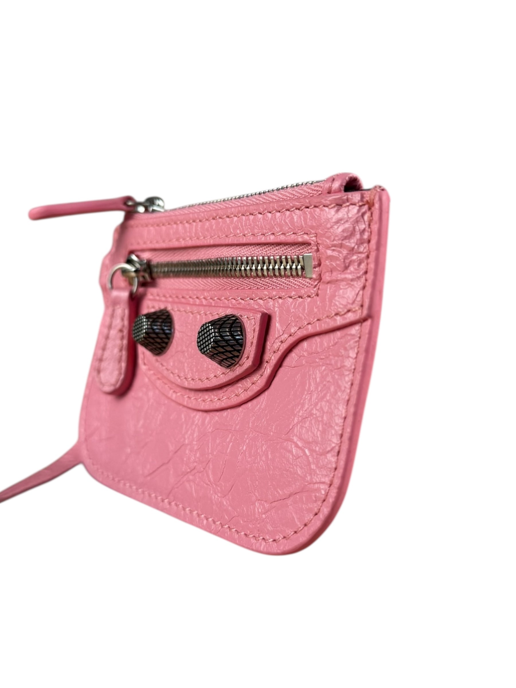 Balenciaga Le Cagole Zip Pouch Pink