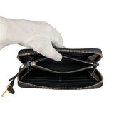 Chloé Black Leather Paddington Long Wallet
