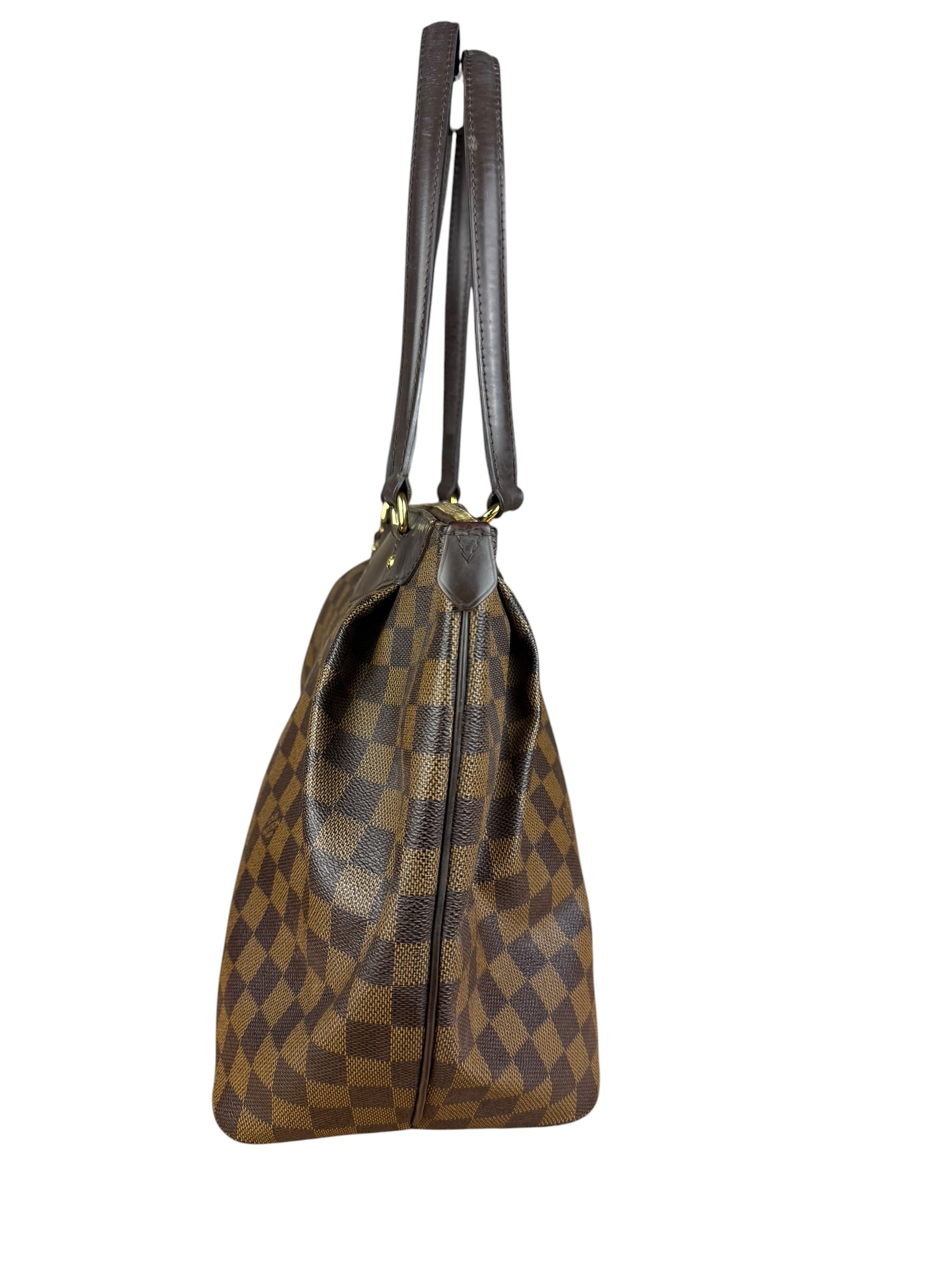 Louis Vuitton Canvas Damier Ebene Totally Shoulder/Tote Bag