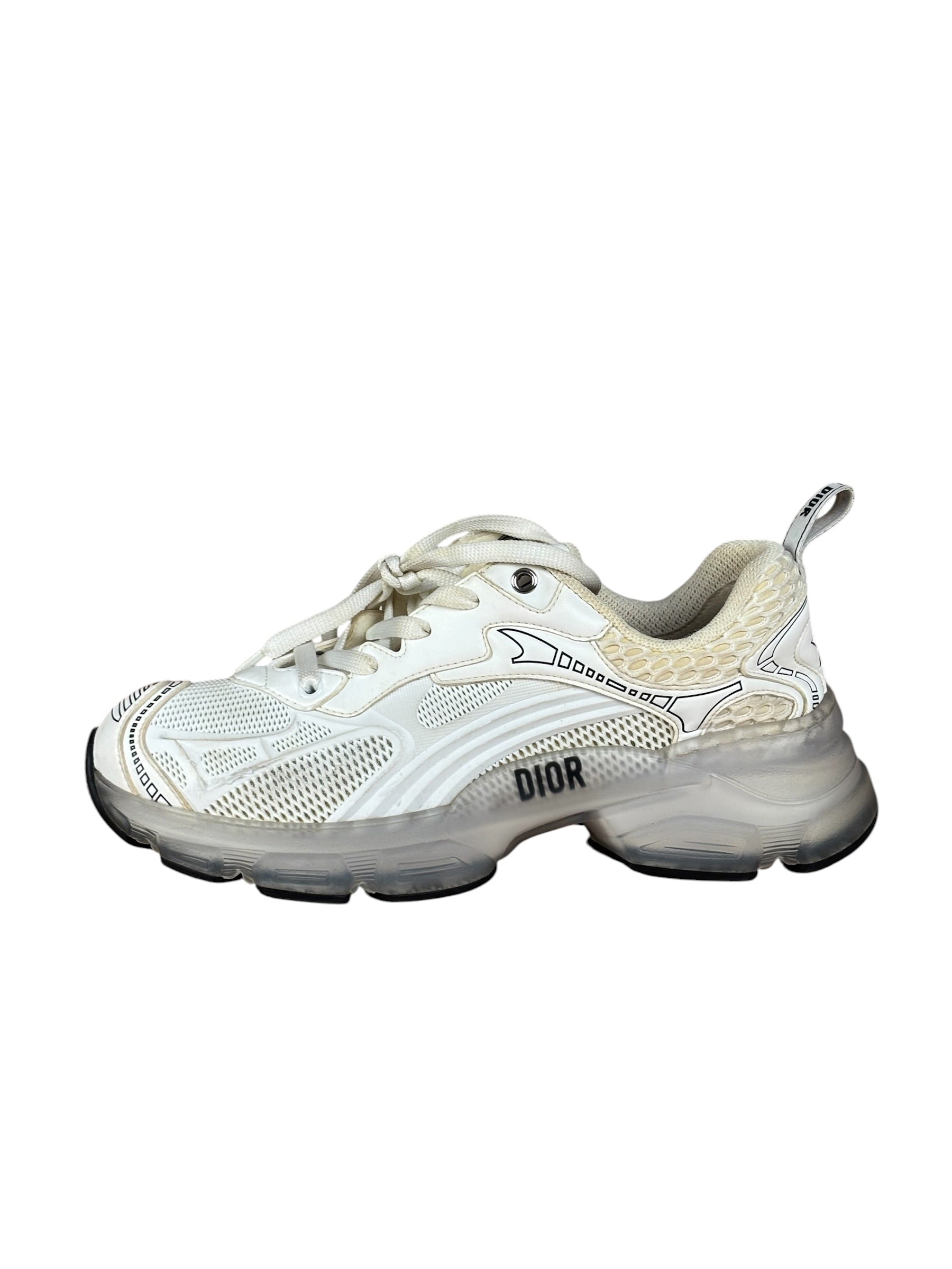 Christian Dior White Vibe Cloth Sneaker