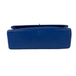 Chanel Vintage Blue Lambskin Flap Bag 1989