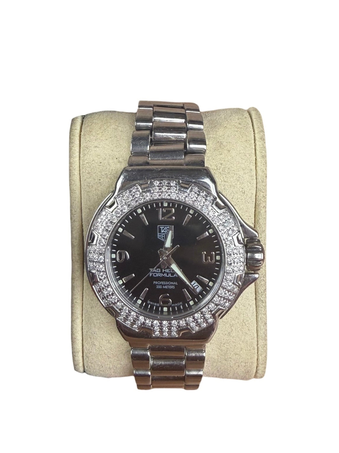 Tag Heuer Formula 1 Black Dial Diamond Bezel
