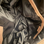 Burberry Purple Leather Ruffled Lowery Bag