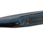 Salvatore Ferragamo Navy Calfskin Coin/Card Holder