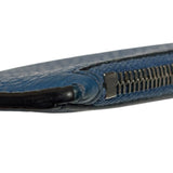 Salvatore Ferragamo Navy Calfskin Coin/Card Holder