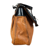 Fendi Vintage Brown/Black Leather B Shoulder Bag