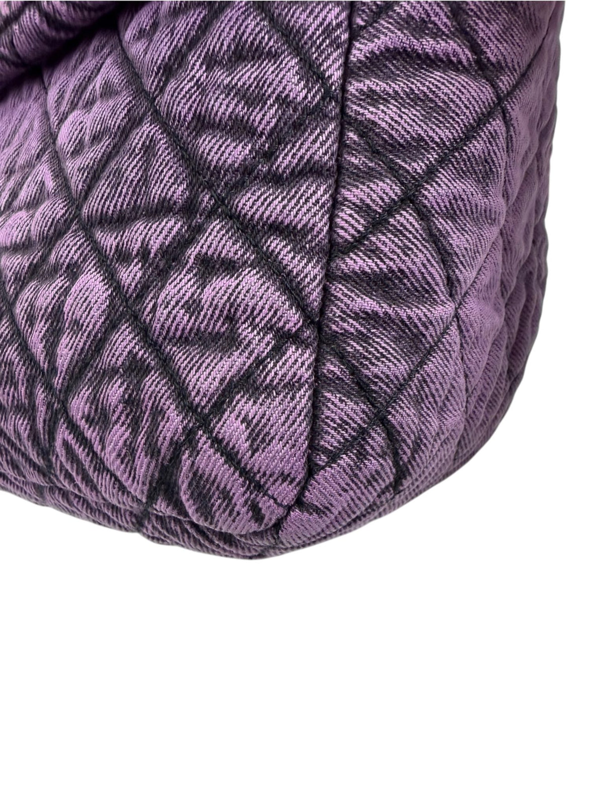 Chanel Purple Denimpressions XXL Flap Bag 2019