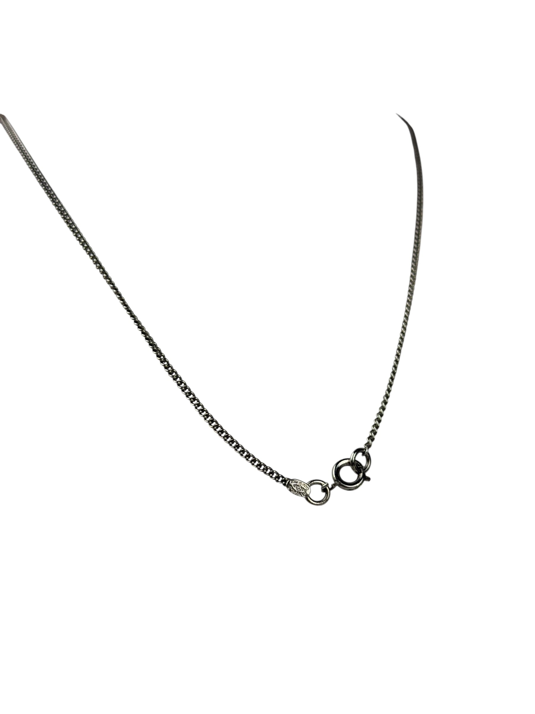Chanel Vintage Heart CC Necklace