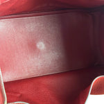 Hermes Rouge Clemence Leather Lindy 34