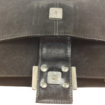Fendi Vintage Black Mamma Baguette Shoulder Bag