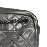 Chanel Metallic Silver Quilted Calfskin Reissue Camera Bag 2008