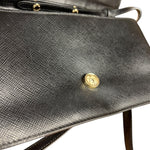 Prada Saffiano Lux Bow Crossbody Wallet