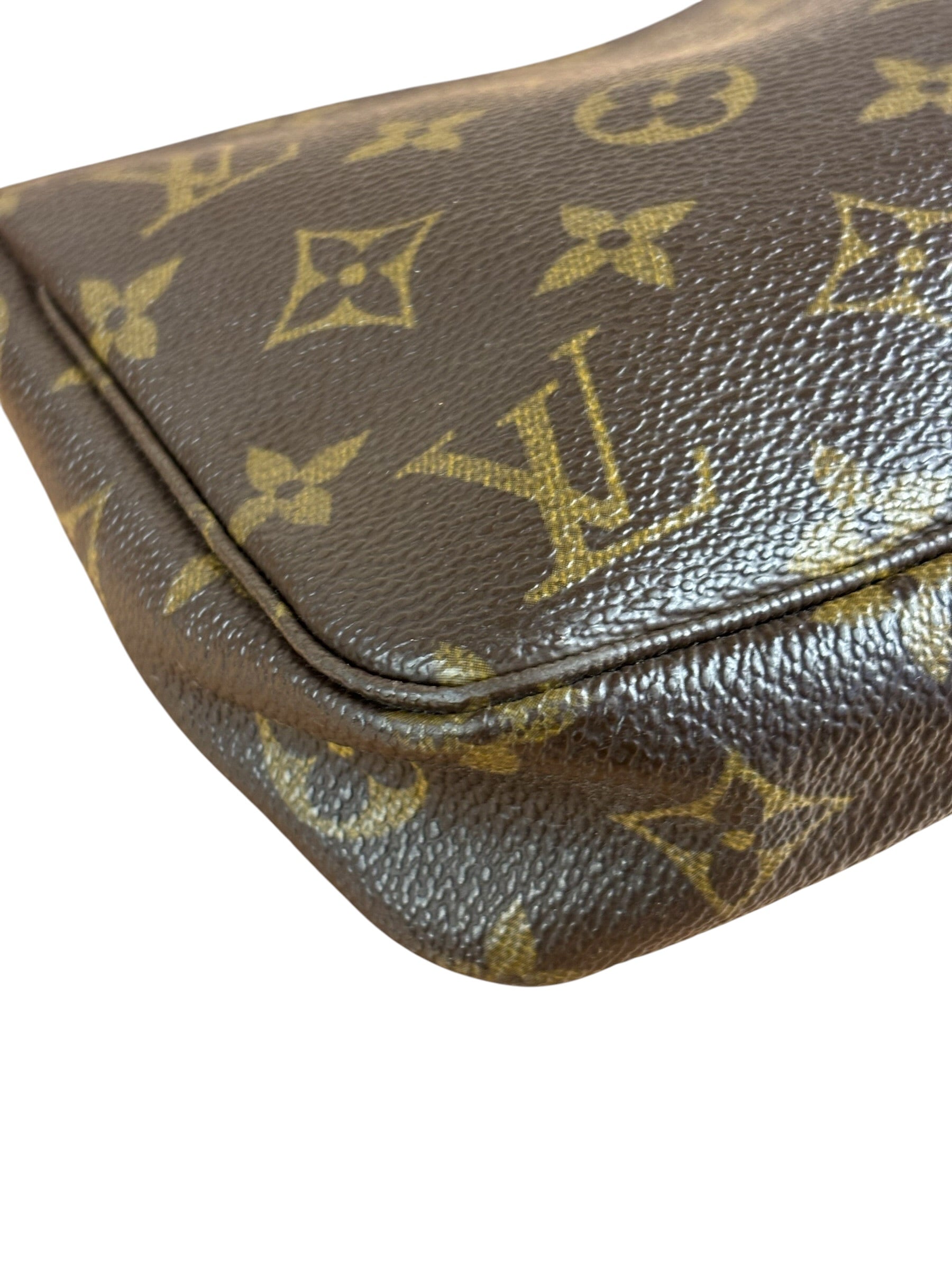 Louis Vuitton Monogram Pochette Replaced LV Strap