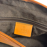 Gucci Vintage Brown Leather Lined Hobo Shoulder Bag