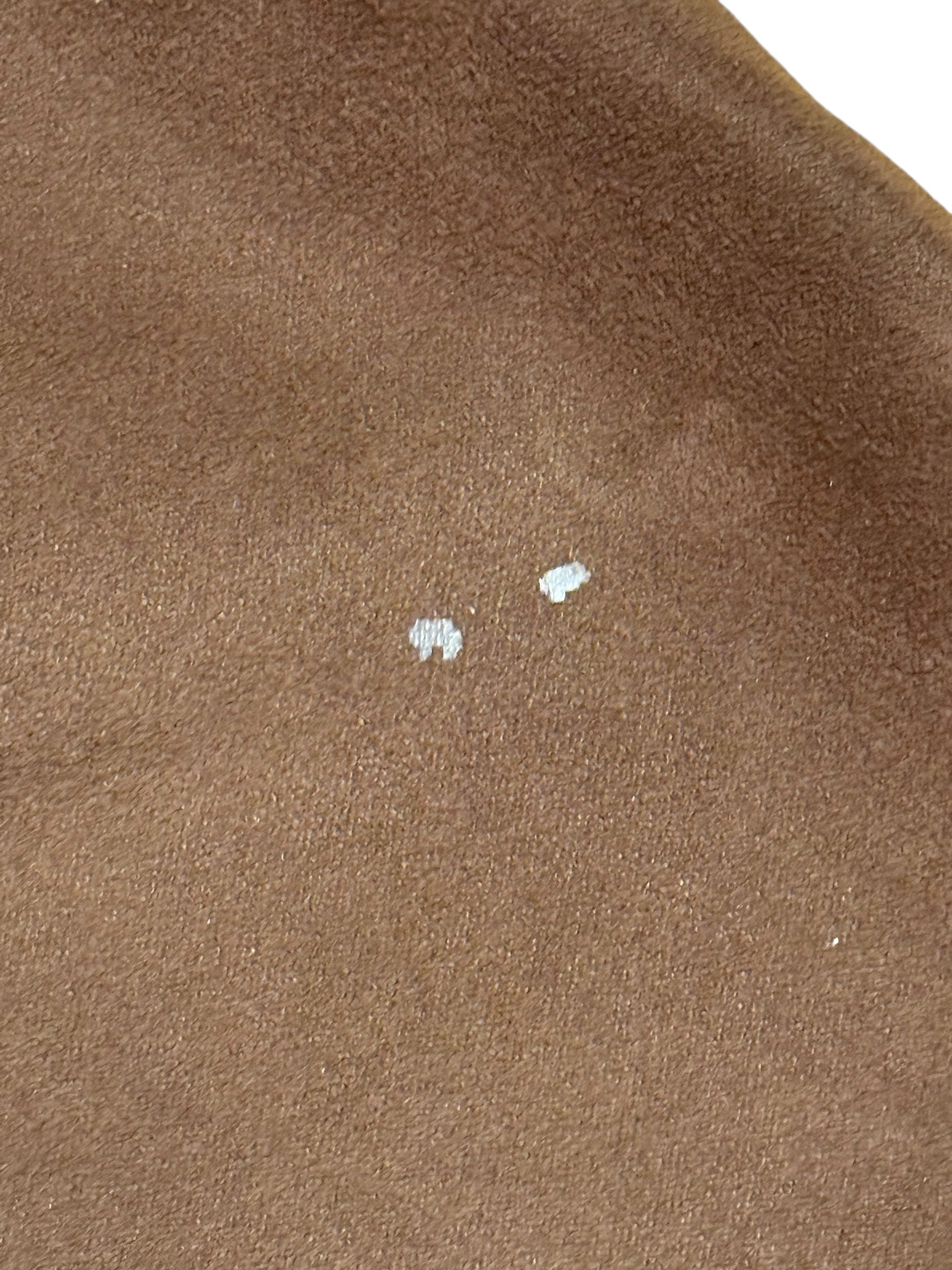 YSL Vintage Brown Lined Suede Button Down Jacket