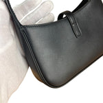 Saint Laurent Le 5 à 7 Smooth Leather Handbag Black