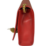 Yves Saint Laurent Red Leather Medium Kate Shoulder Bag