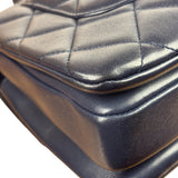 Chanel Navy Quilted Lambskin Small Trendy Flap Bag