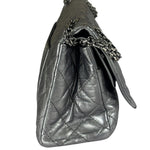Chanel Metallic Silver Quilted Leather 2.55 Reissue Double Flap Bag 2008