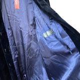 Vintage Dark Blue Mink Mid Length Fur Coat