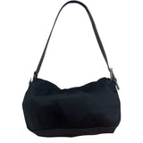 Fendi Vintage Black Mamma Baguette Shoulder Bag