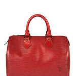 Louis Vuitton Red Epi Leather Speedy 25cm