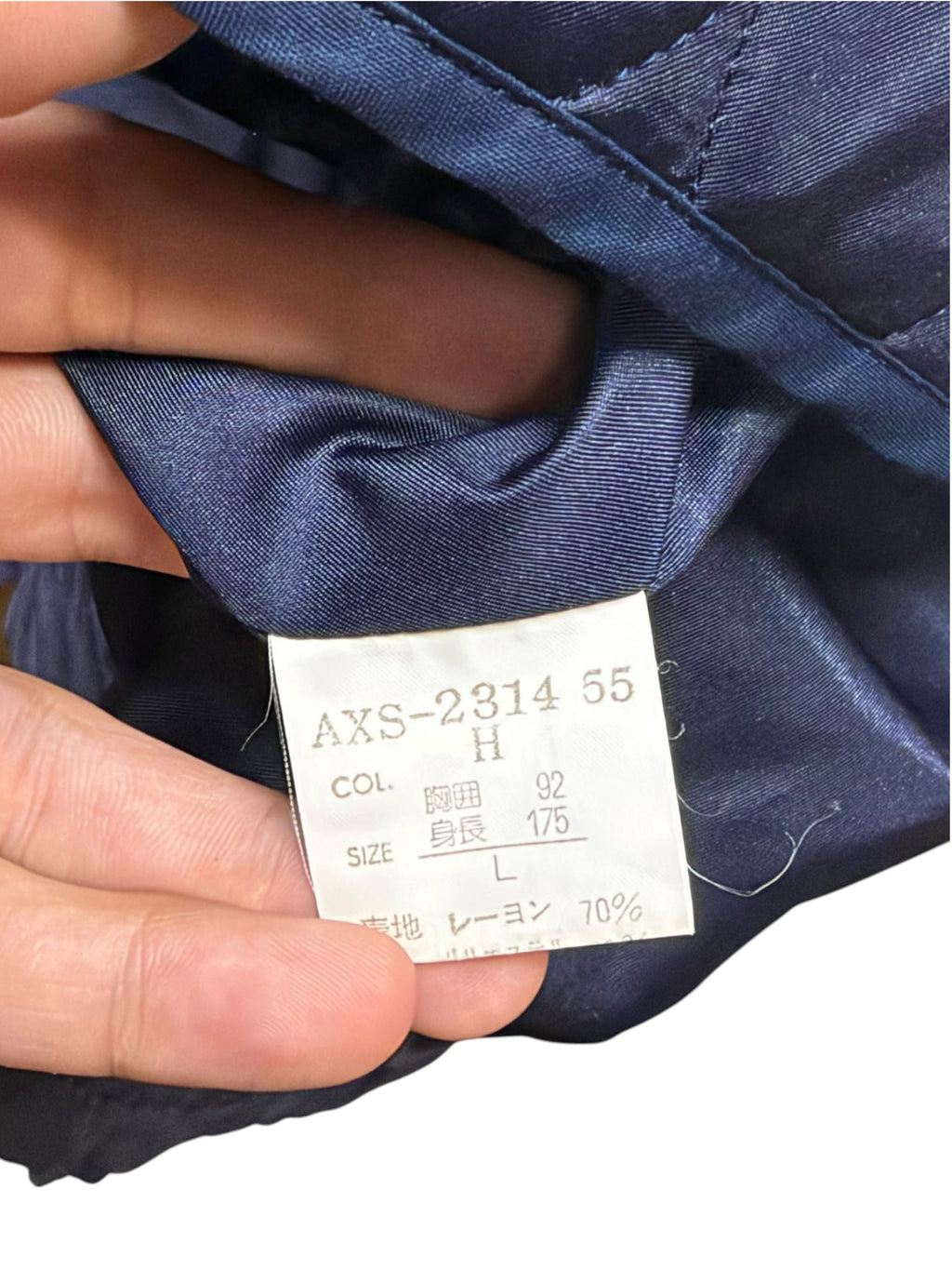 Vintage Christian Dior Blue Monsieur Zip-Up Jacket