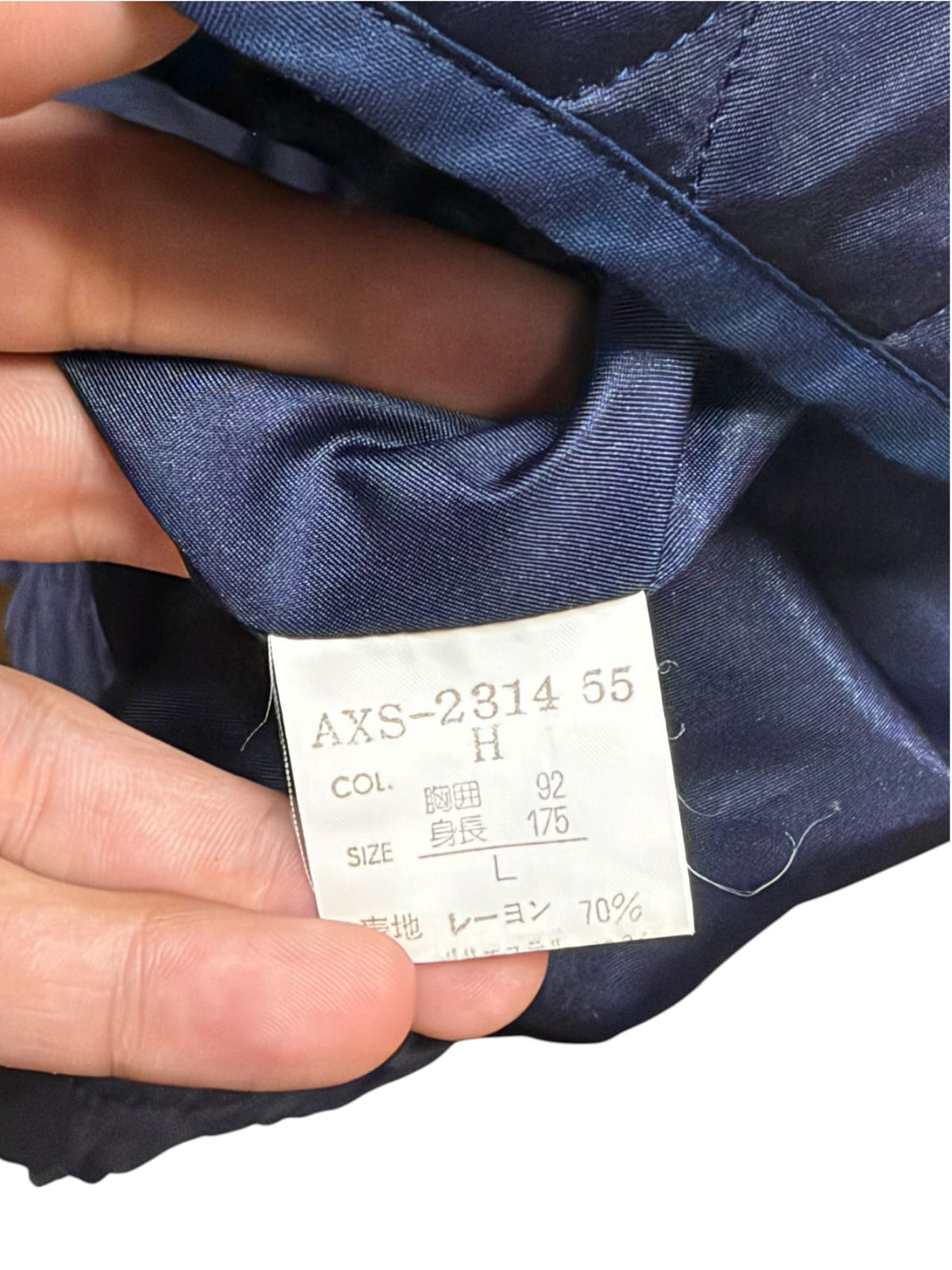 Vintage Christian Dior Blue Monsieur Zip-Up Jacket
